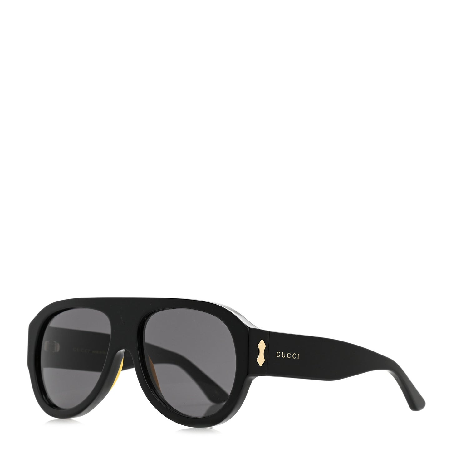Acetate Aviator Sunglasses GG0668S Black