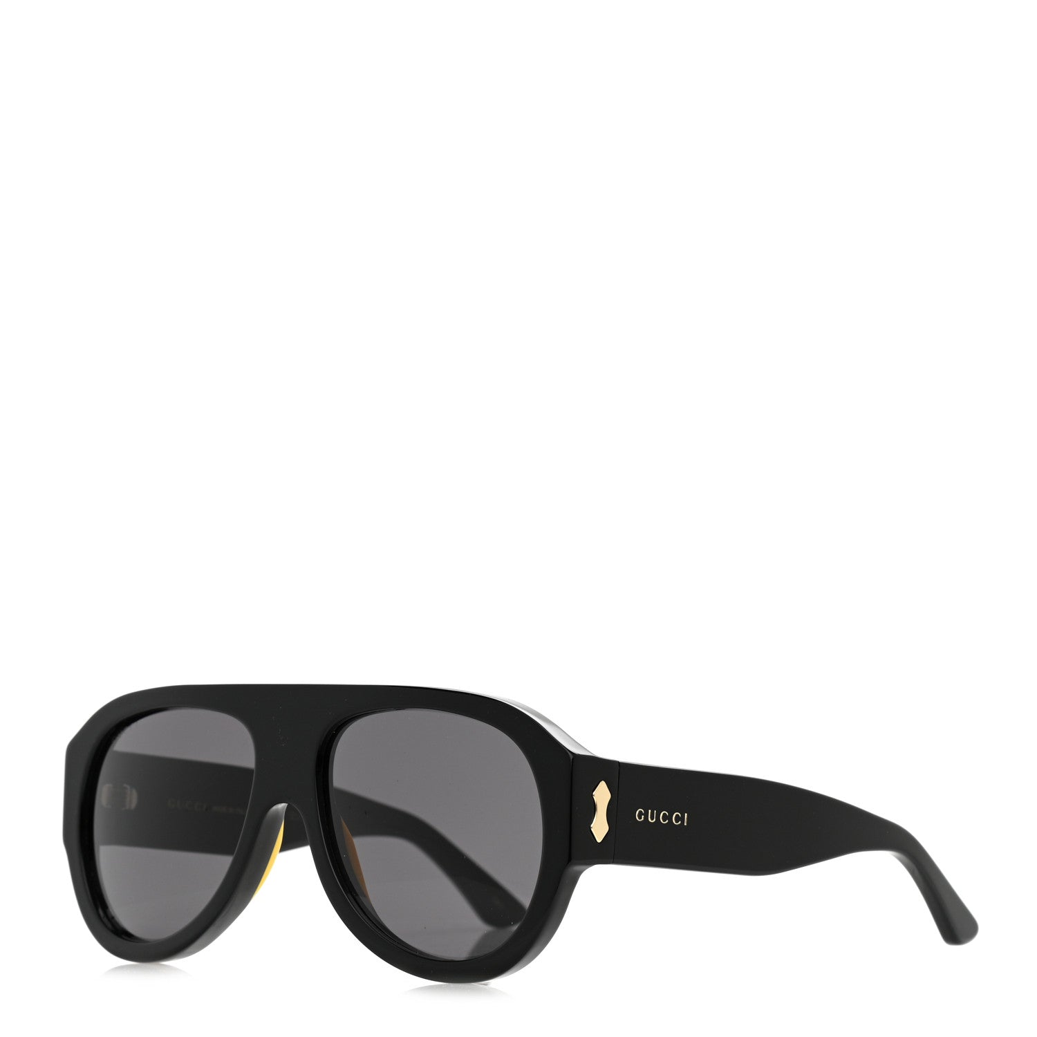 Gucci Acetate Aviator Sunglasses GG0668S Black 1 of 6