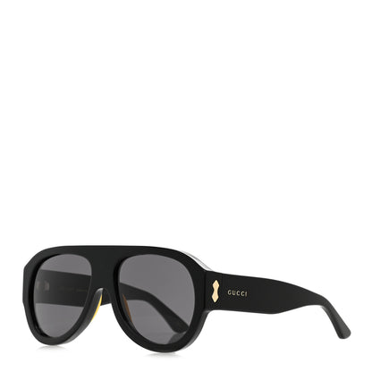 Gucci Acetate Aviator Sunglasses GG0668S Black 1 of 6