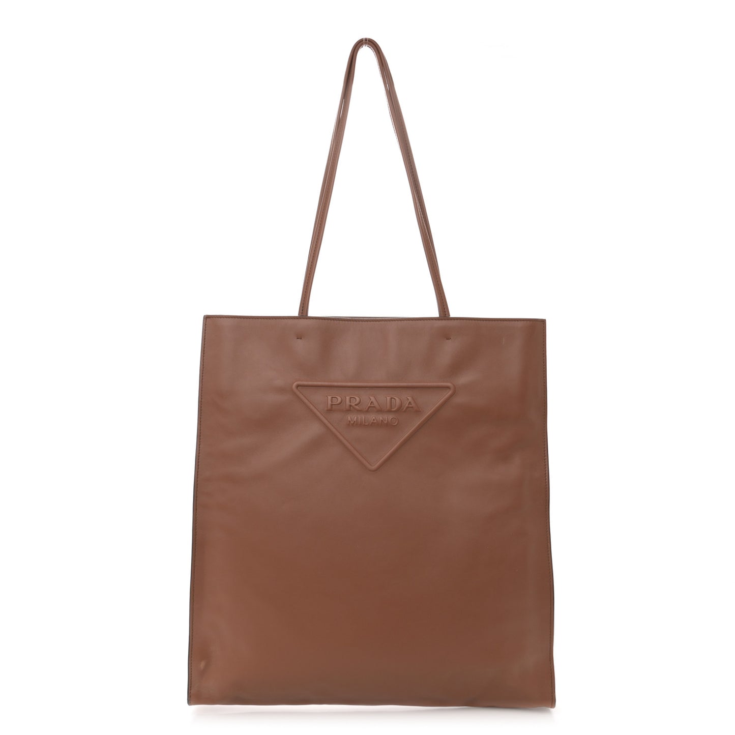 Soft Calfskin Tote Cognac
