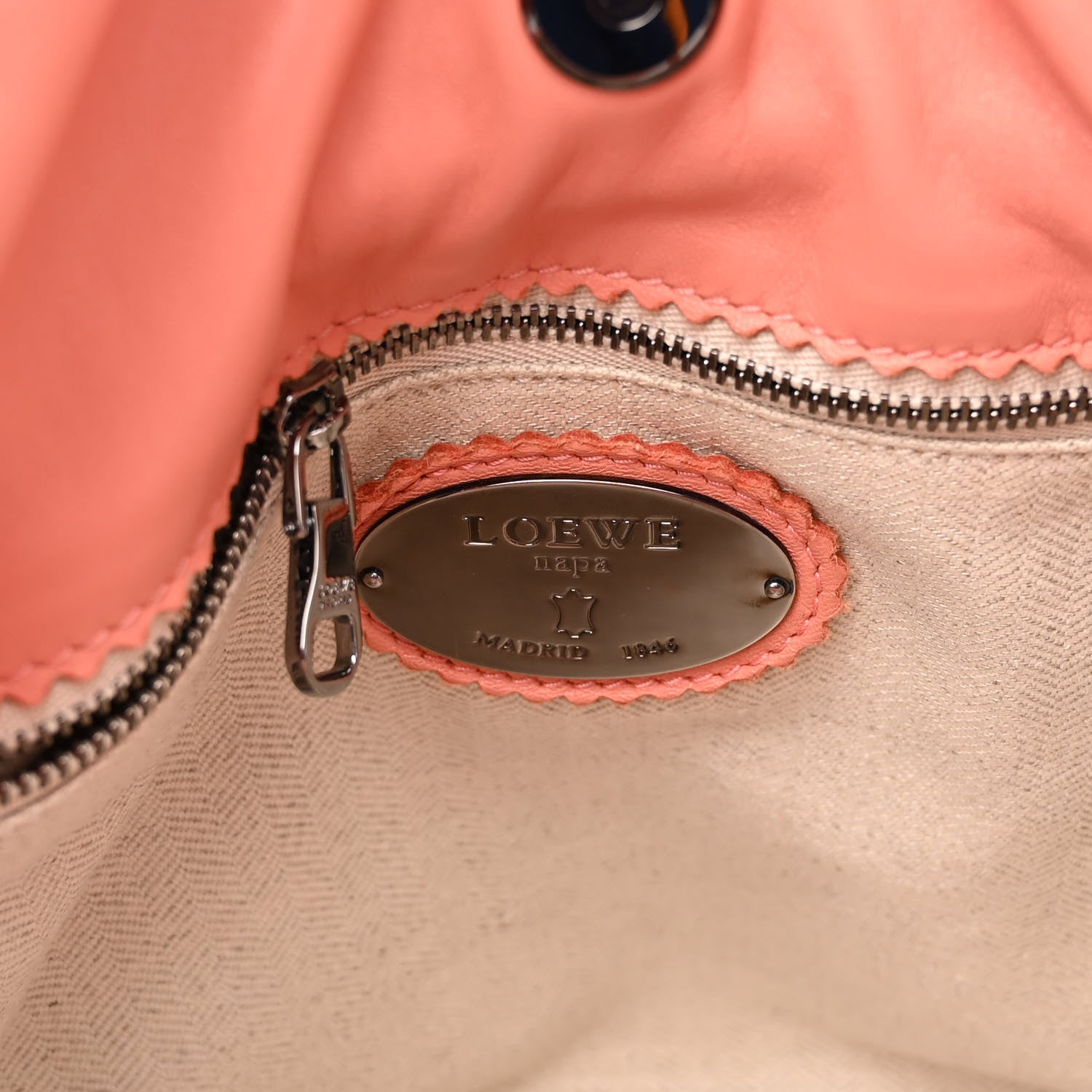 Loewe Calfskin Flamenco Knot Bag Pink 6 of 9