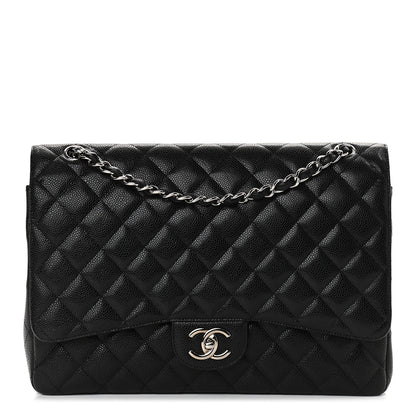 Chanel Caviar Quilted Maxi Double Flap Black 1 of 9