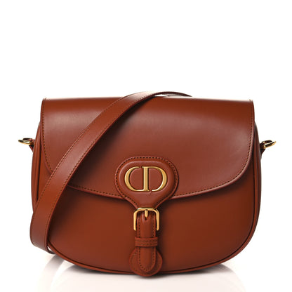 Christian Dior Box Calfskin Medium Bobby Flap Dark Tan 2 of 15
