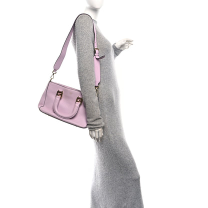 Fendi Cuoio Romano Selleria Small FF Tote Cipria 2 of 10