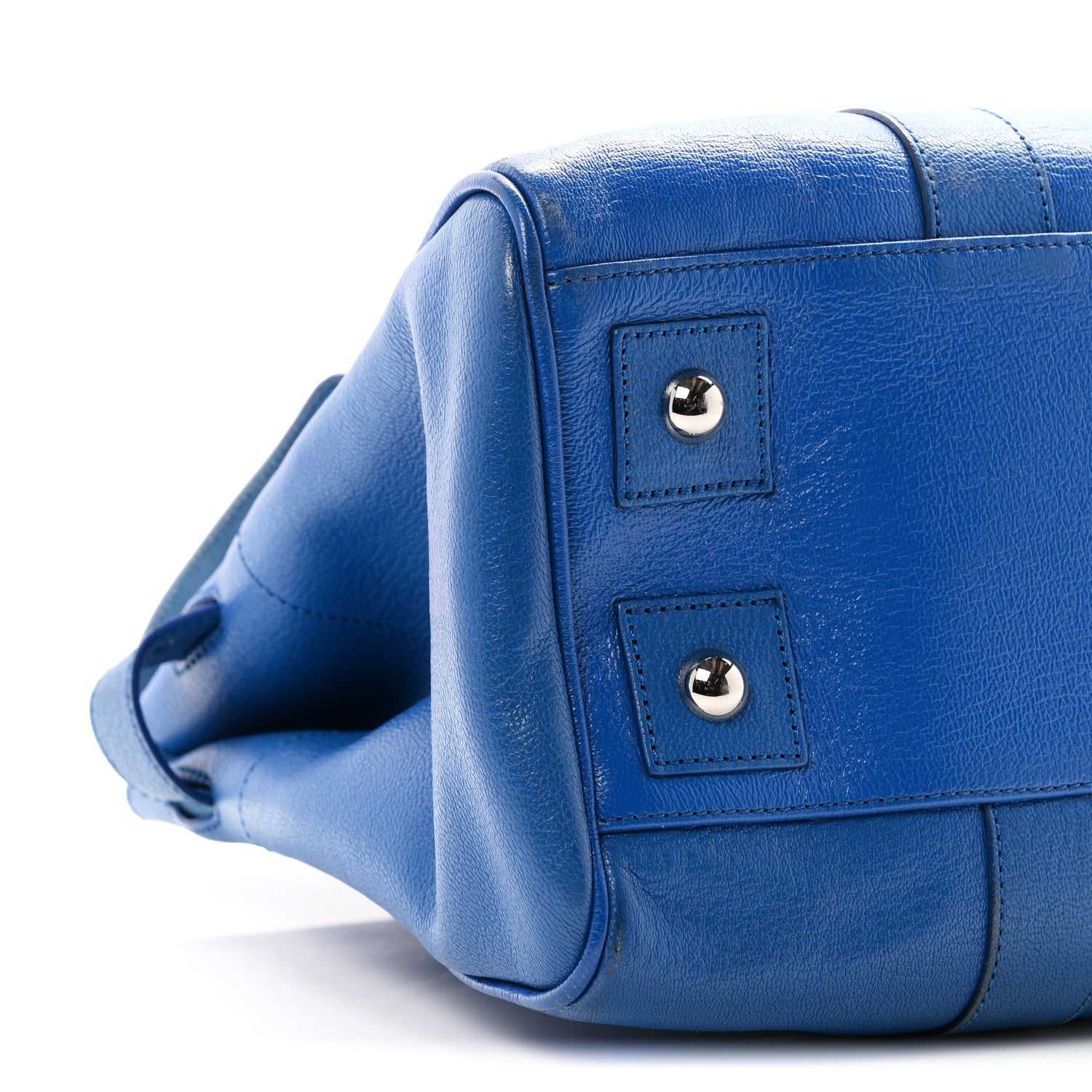 Mulberry Glossy Goatskin Bayswater Bluebell Blue 9 of 10