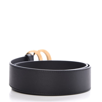 Gucci Calfskin Double G 40mm Belt 85 34 Black 3 of 7