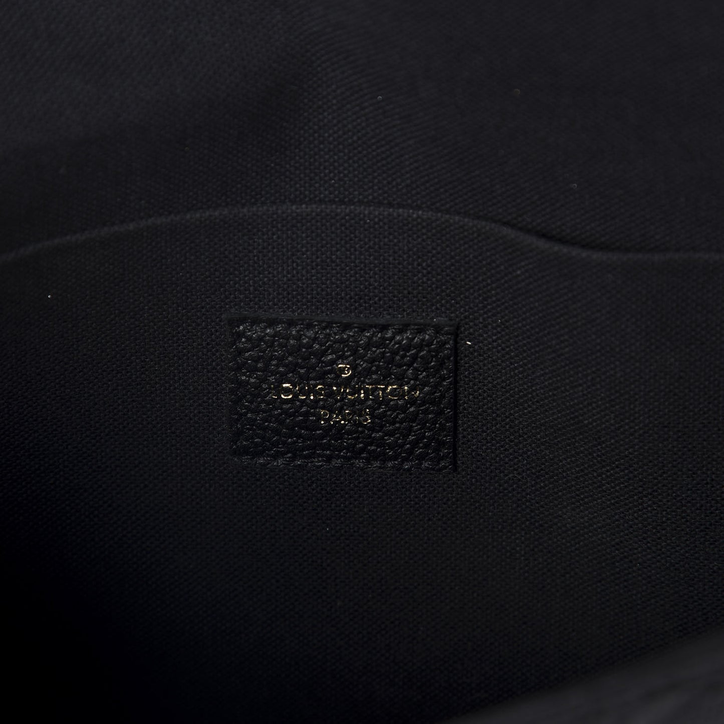 Empreinte Pochette Felicie Chain Wallet Black