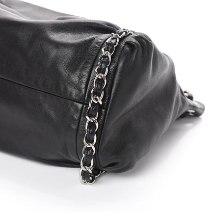 Chanel Lambskin Large Sharpei Shoulder Bag Black 10 of 10