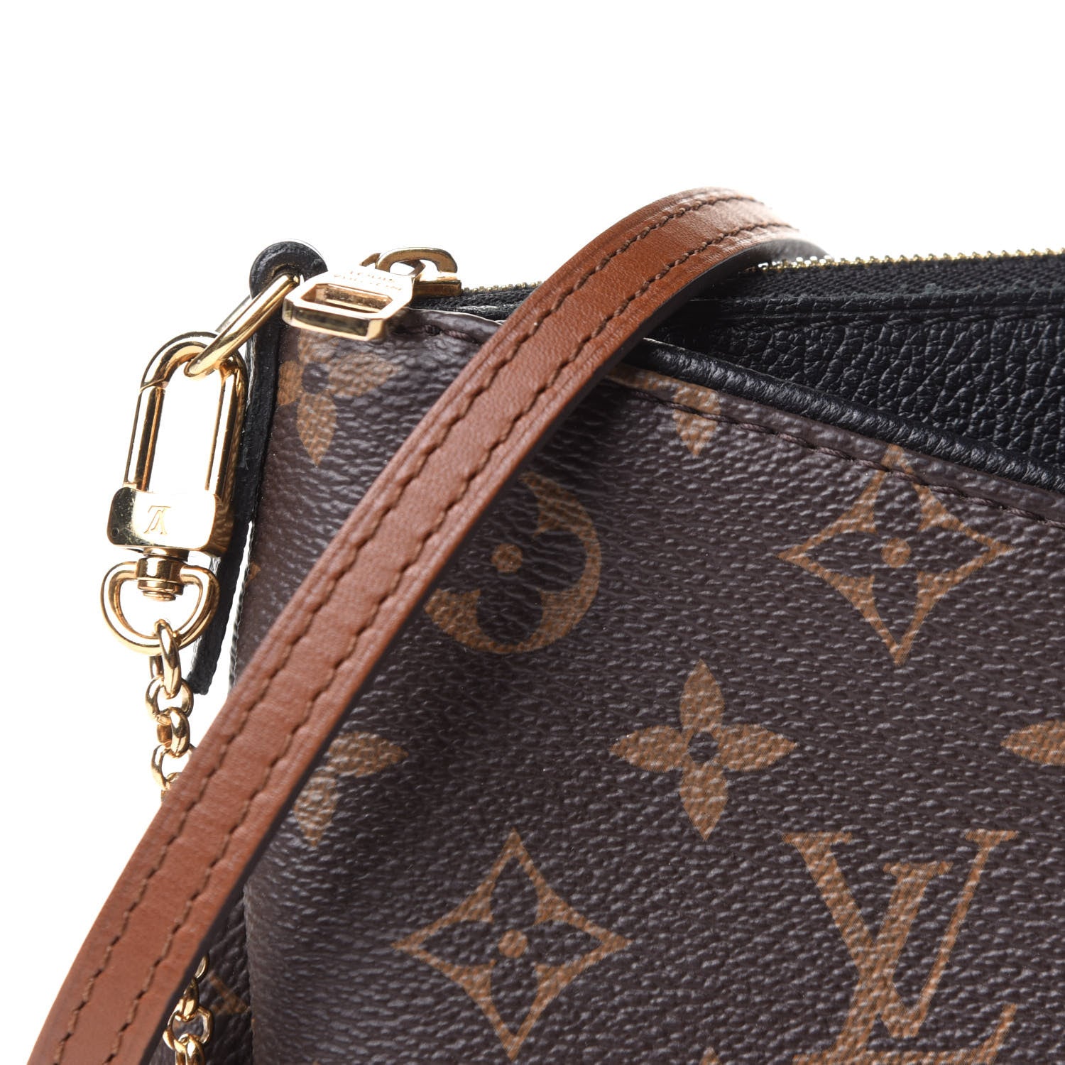 Louis Vuitton Monogram Pallas Clutch Black 8 of 10