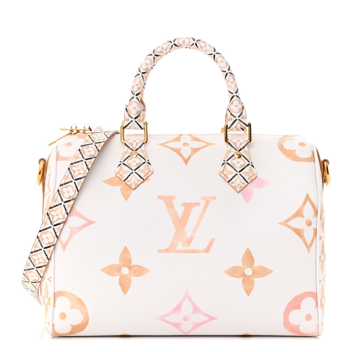 Louis Vuitton Monogram Giant By The Pool 2.0 Speedy Bandouliere 25 Beige 1 of 10