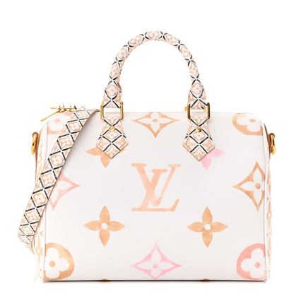 Louis Vuitton Monogram Giant By The Pool 2.0 Speedy Bandouliere 25 Beige 1 of 10