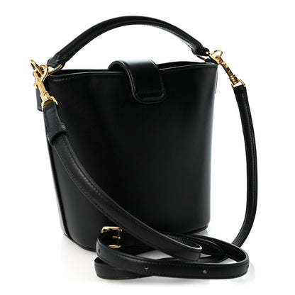 Celine Smooth Calfskin Triomphe Mini Louise Bag Black 3 of 9