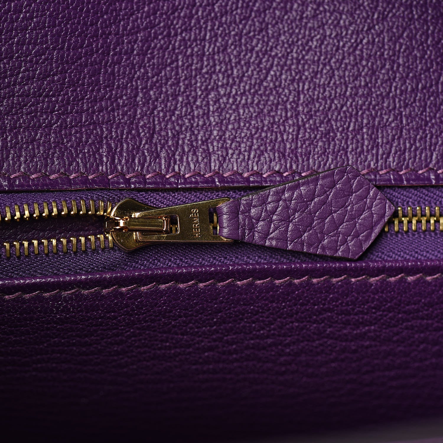 Hermes Togo Birkin 30 Ultraviolet 9 of 33