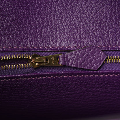 Hermes Togo Birkin 30 Ultraviolet 9 of 33