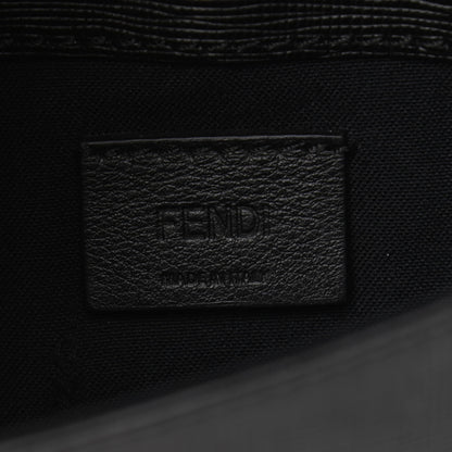 Fendi Vitello Elite Mink Fur Studded Karlito Tube Wallet on Chain Black 6 of 10