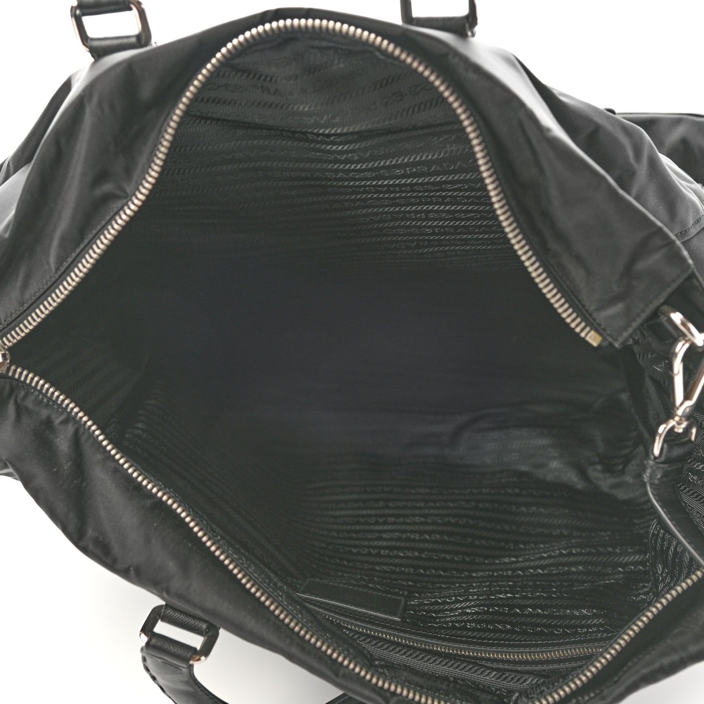 Tessuto Nylon Saffiano Weekender Black