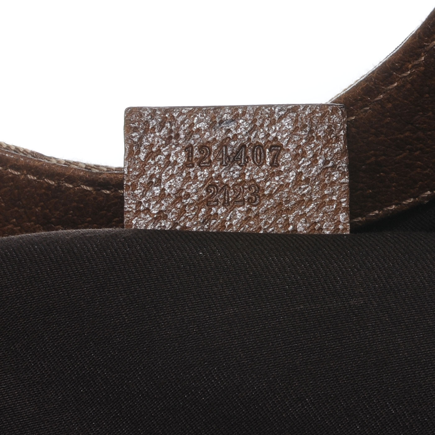 Gucci Monogram Large Bardot Brown 7 of 7