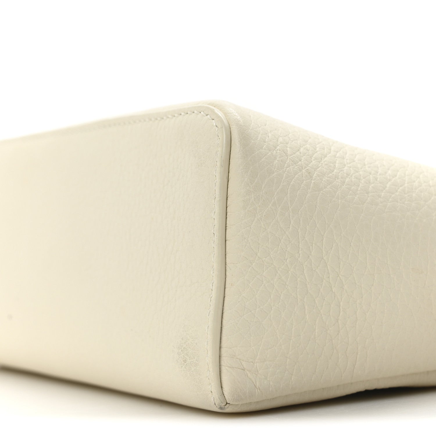 Loro Piana Grained Calfskin L19 Extra Pocket Pouch Whisper White 9 of 9