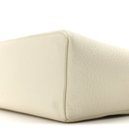 Loro Piana Grained Calfskin L19 Extra Pocket Pouch Whisper White 9 of 9