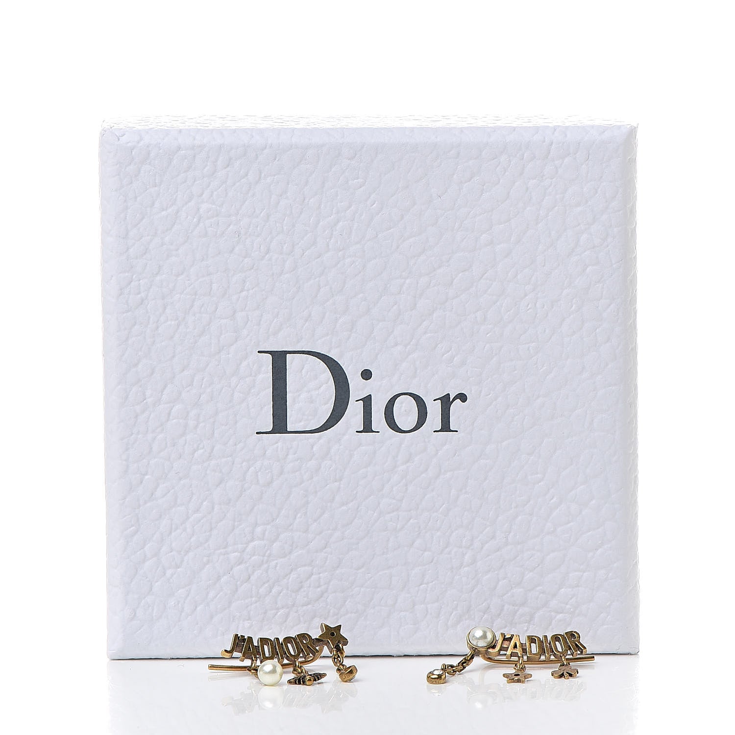 Christian Dior Metal Pearl J'Adior Earrings Aged Gold 4 of 4