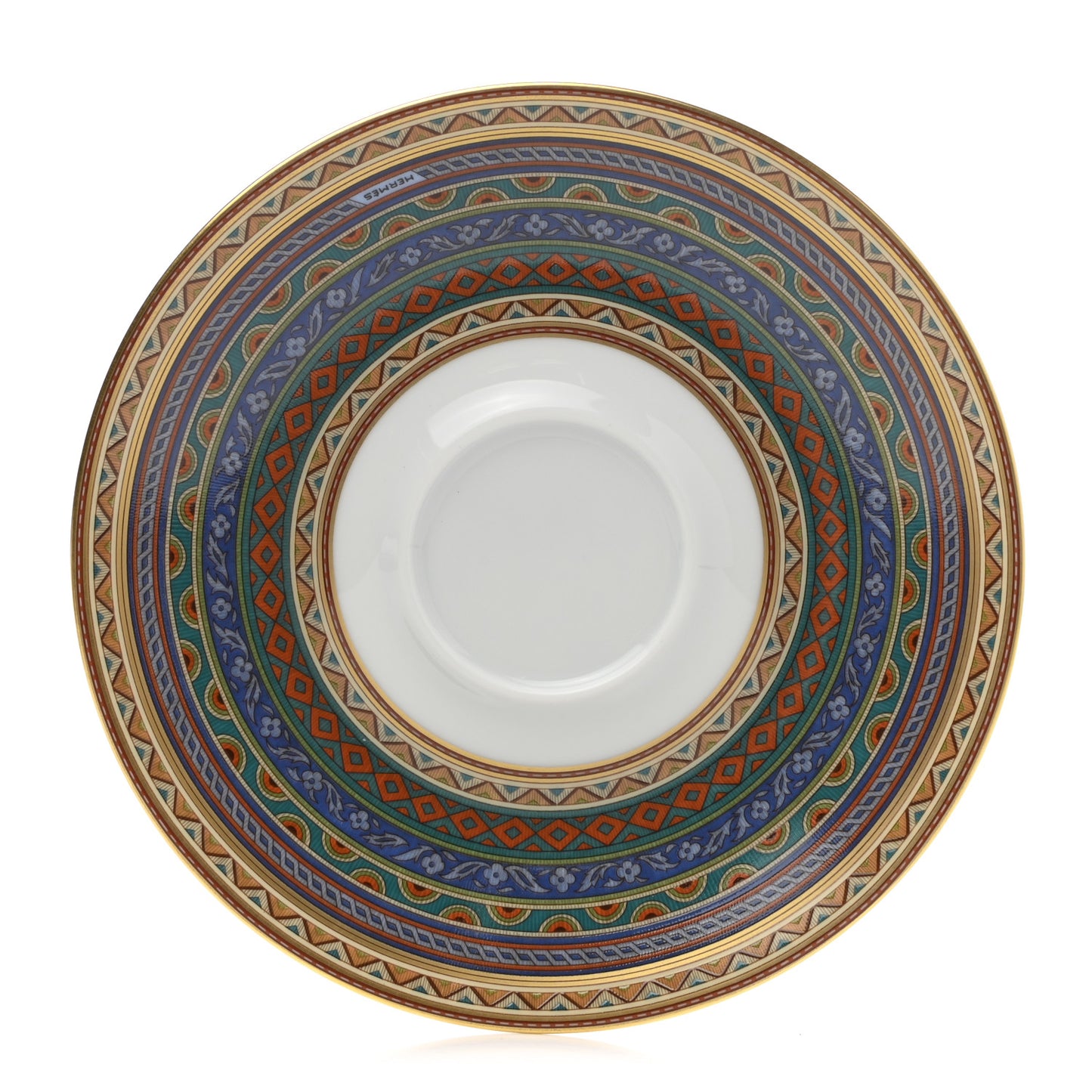 Porcelain Cheval d'Orient Tea Cup and Saucer