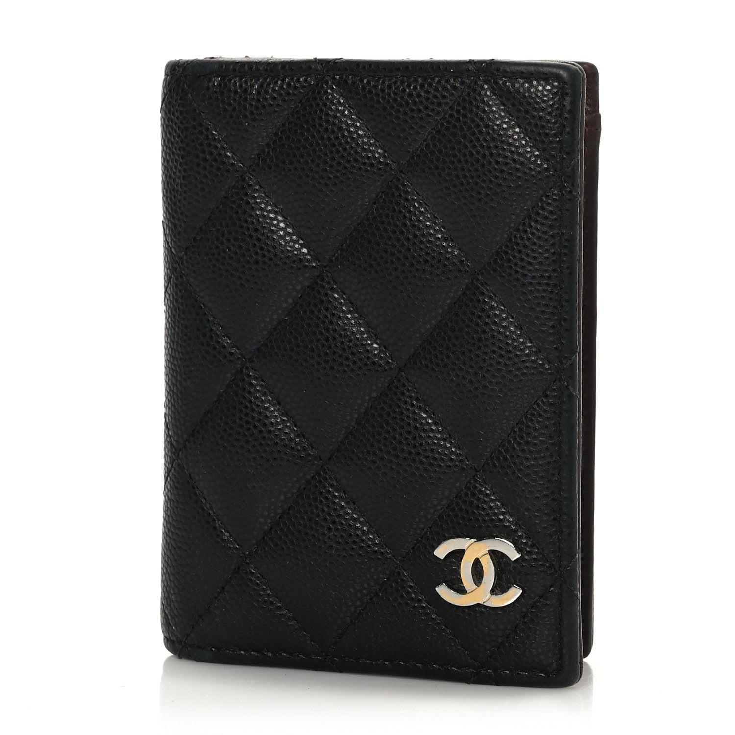 Chanel Caviar Quilted Card Holder Wallet Black 1 of 6