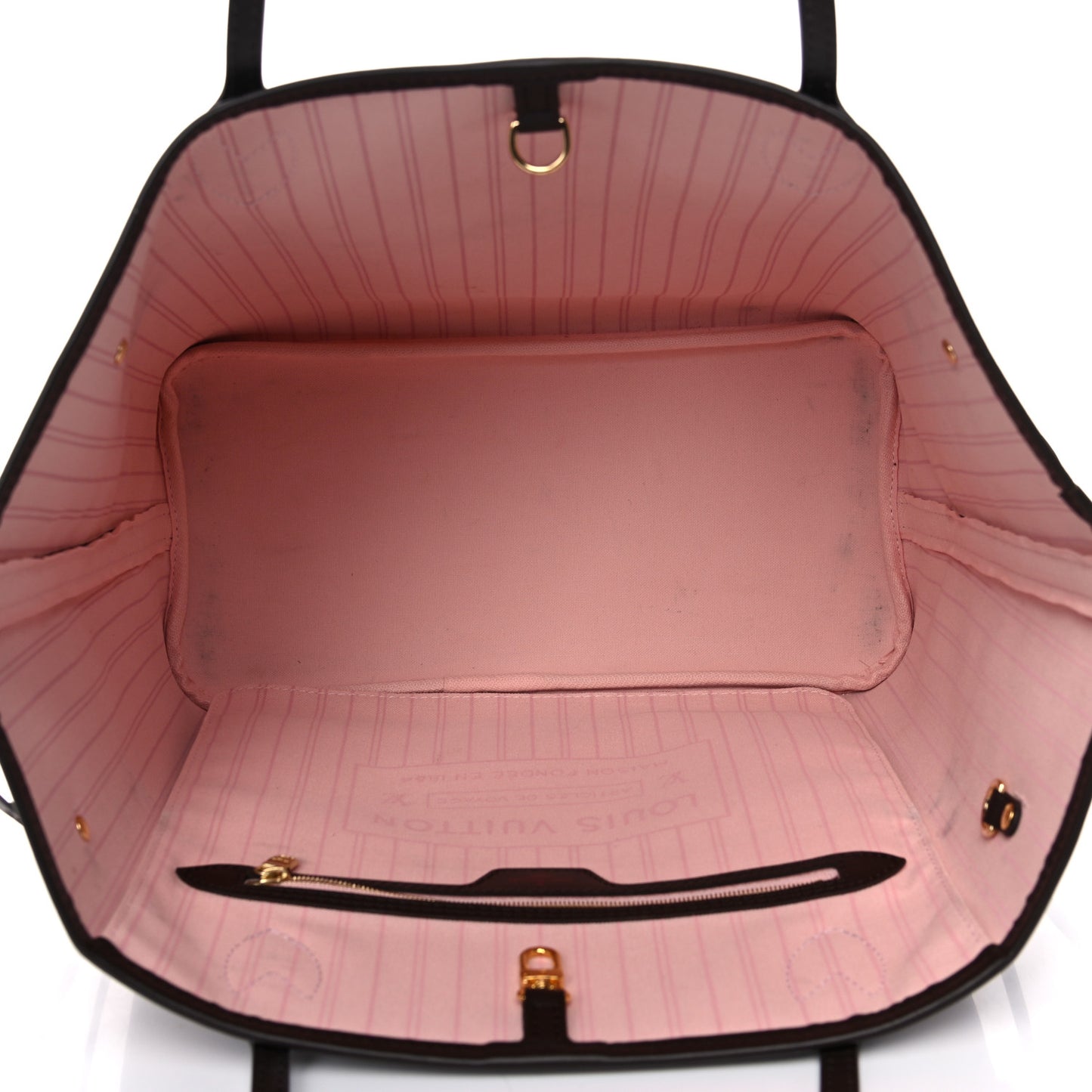 Damier Ebene Neo Neverfull MM Rose Ballerine