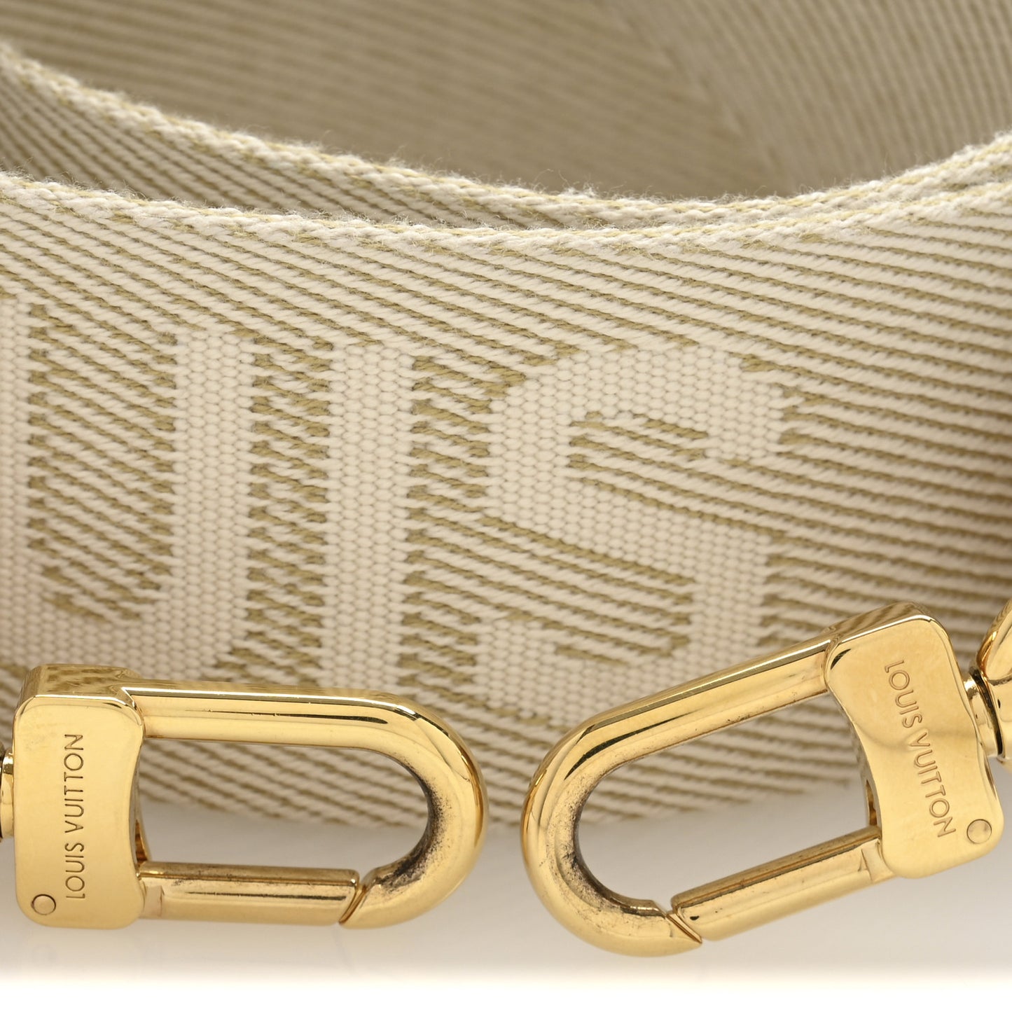 Jacquard High Rise Shoulder Strap Beige