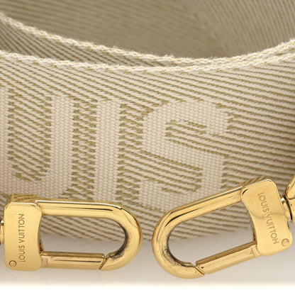 Louis Vuitton Jacquard High Rise Shoulder Strap Beige 3 of 5
