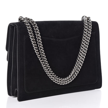 Gucci Suede Medium Dionysus Shoulder Bag Black 3 of 9