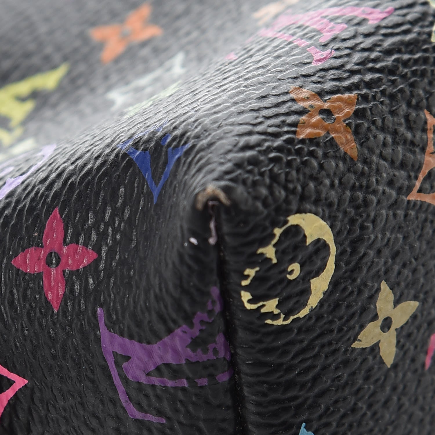Louis Vuitton Monogram Multicolor Cosmetic Pouch Black Grenade 13 of 14