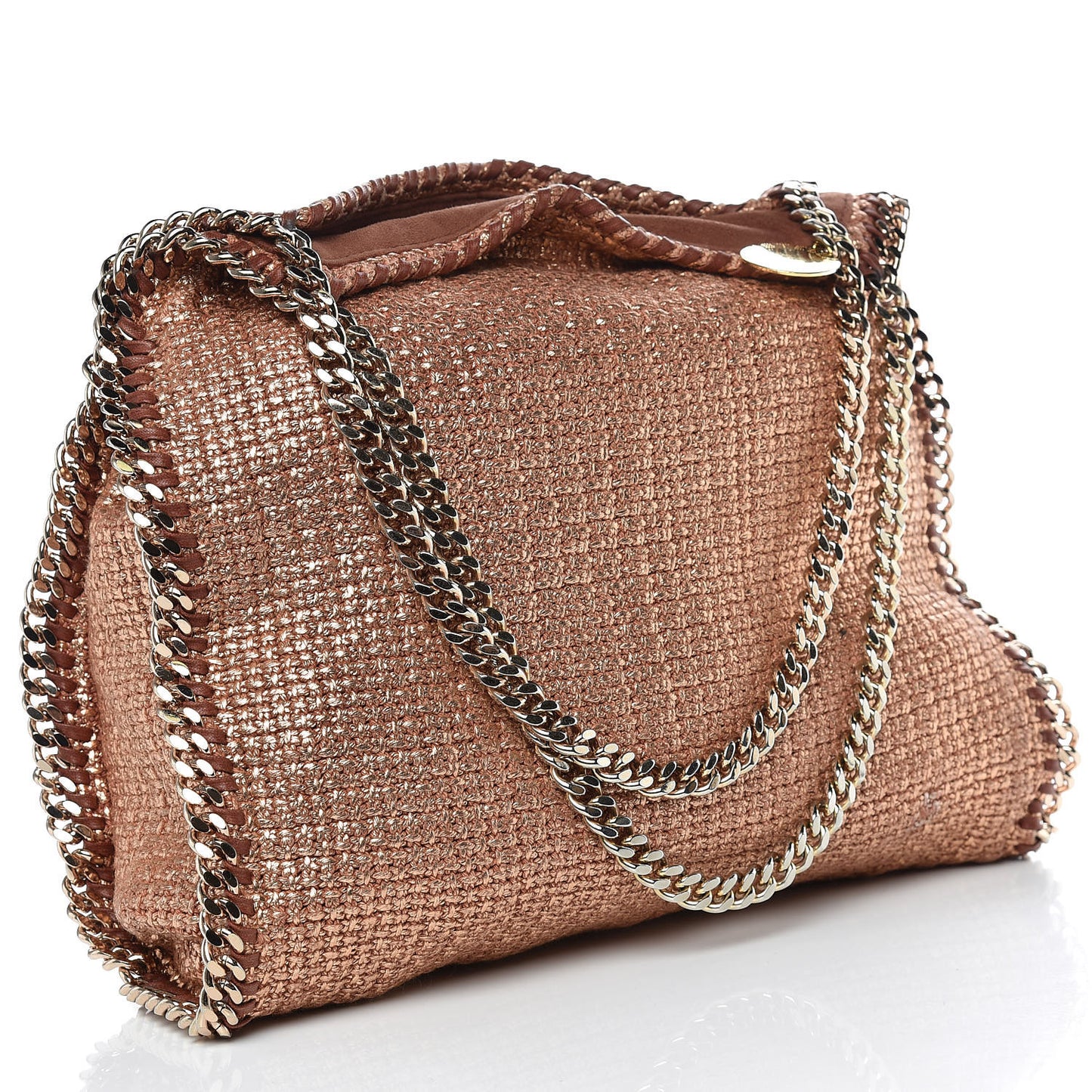 Metallic Tricot Small Falabella Tote