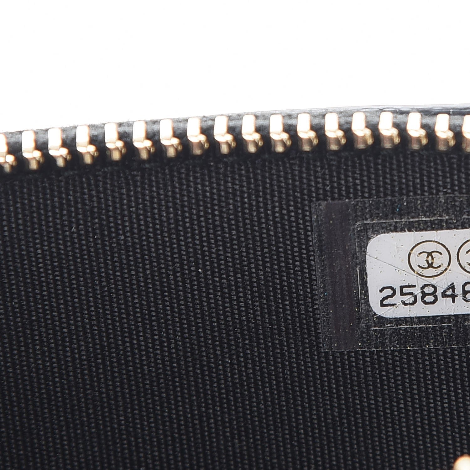 Chanel Caviar Quilted CC Filigree Clutch With Chain Black 9 of 10
