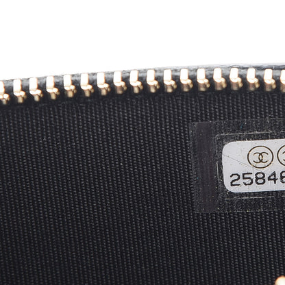 Chanel Caviar Quilted CC Filigree Clutch With Chain Black 9 of 10