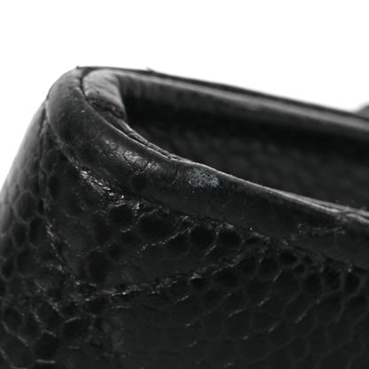 Chanel Caviar Quilted Large Gusset Flap Wallet Black 14 of 15