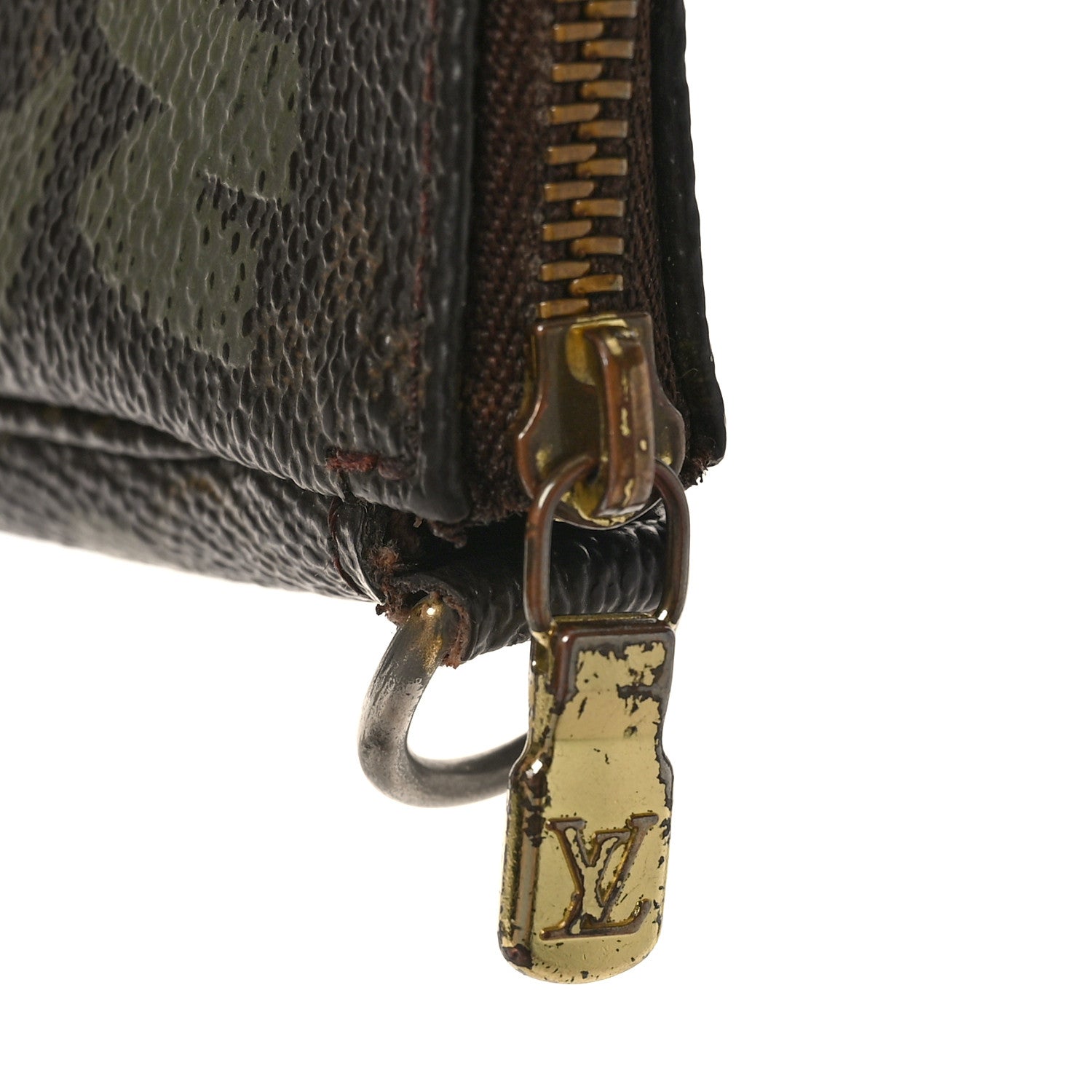 Louis Vuitton Monogram Graffiti Pochette Accessories Kaki 12 of 12