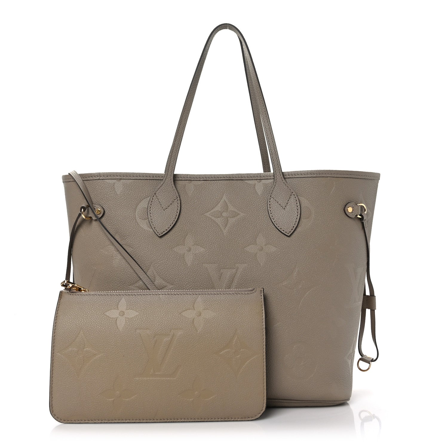 Louis Vuitton Empreinte Monogram Giant Neverfull MM Tourterelle 1 of 9