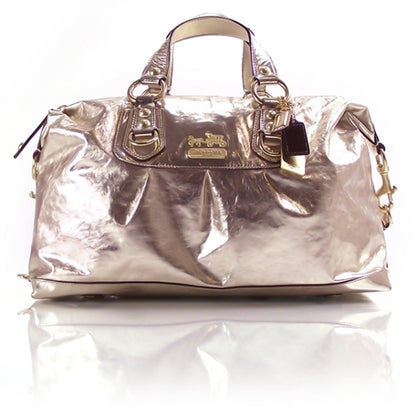 FASHIONPHILE COACHMadisonSabrinaMirroredMetallicGold12965 1 of 11