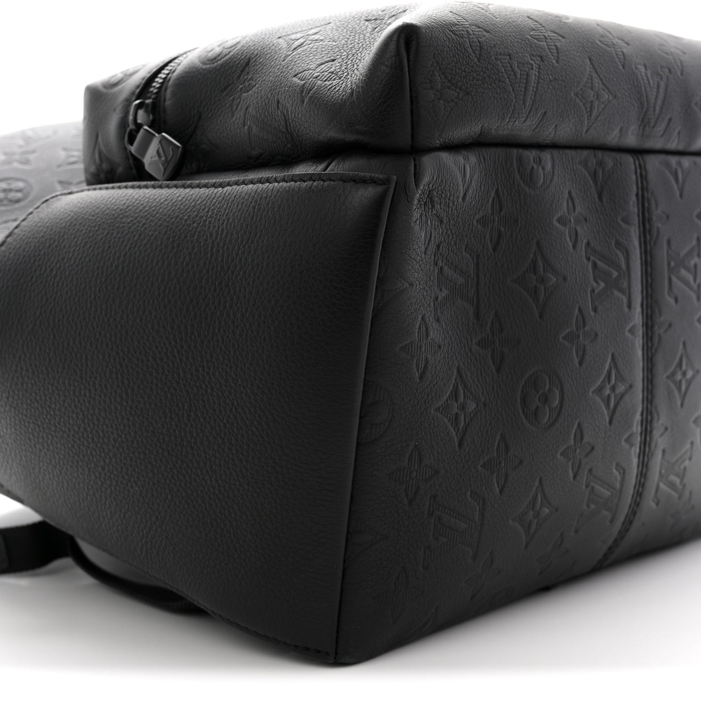 Calfskin Monogram Shadow Discovery Backpack  Black