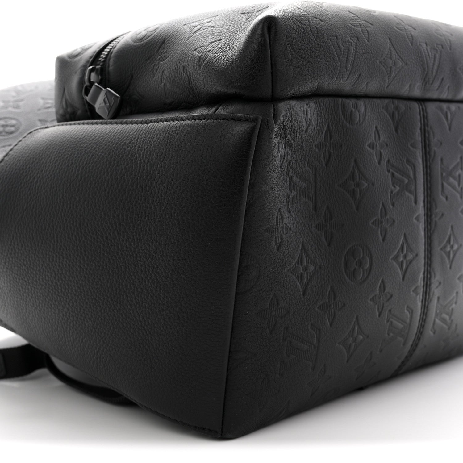 Louis Vuitton Calfskin Monogram Shadow Discovery Backpack  Black 8 of 10