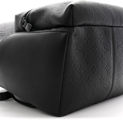 Louis Vuitton Calfskin Monogram Shadow Discovery Backpack  Black 8 of 10