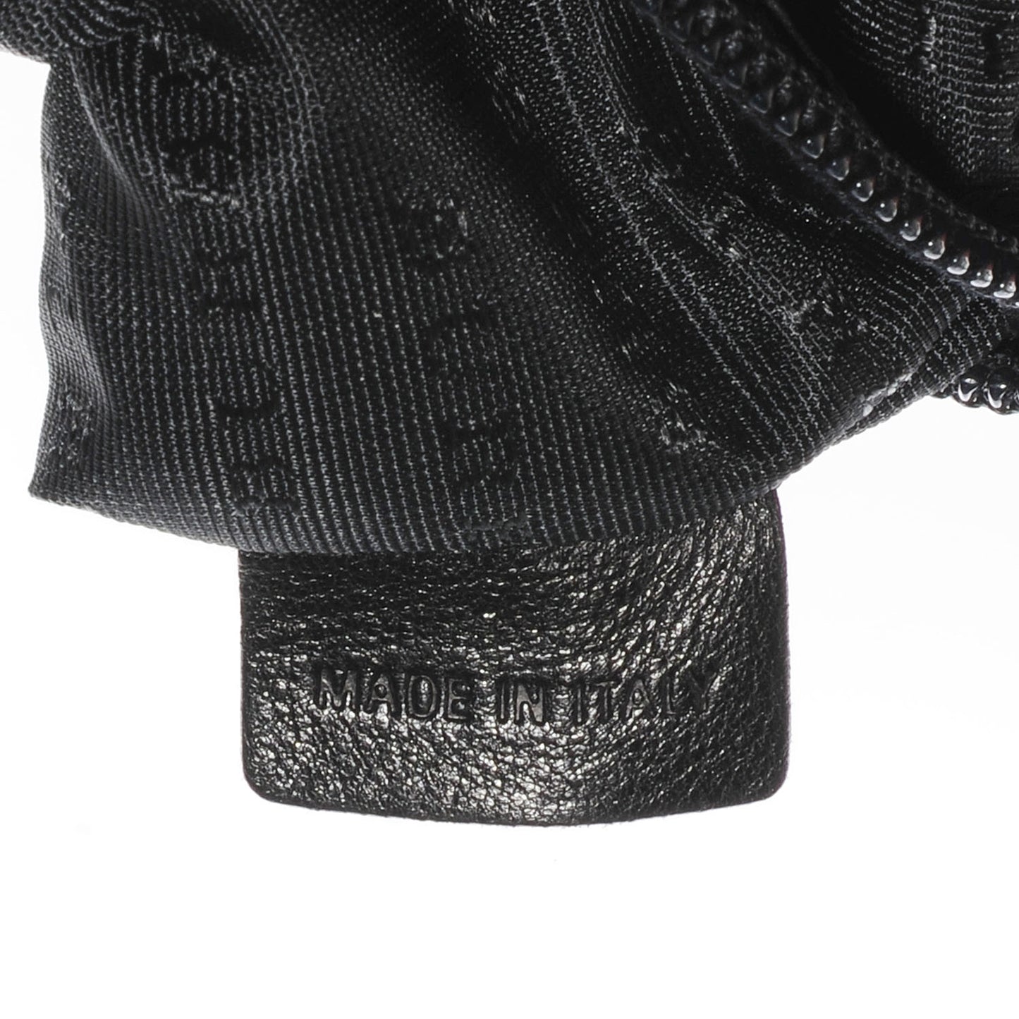 Python House Check Clutch Black