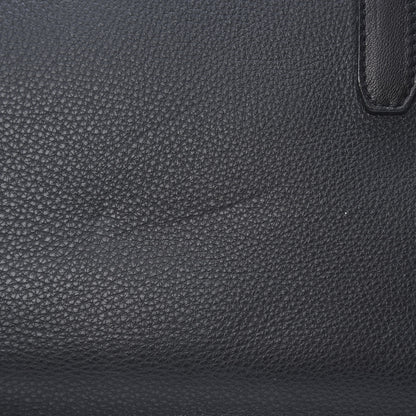 Jimmy Choo Crocodile Embossed Satin Calfskin Twist East West Tote Steel Blue 13 of 13