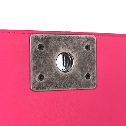 Chanel Lambskin Quilted Medium Boy Flap Pink 10 of 13