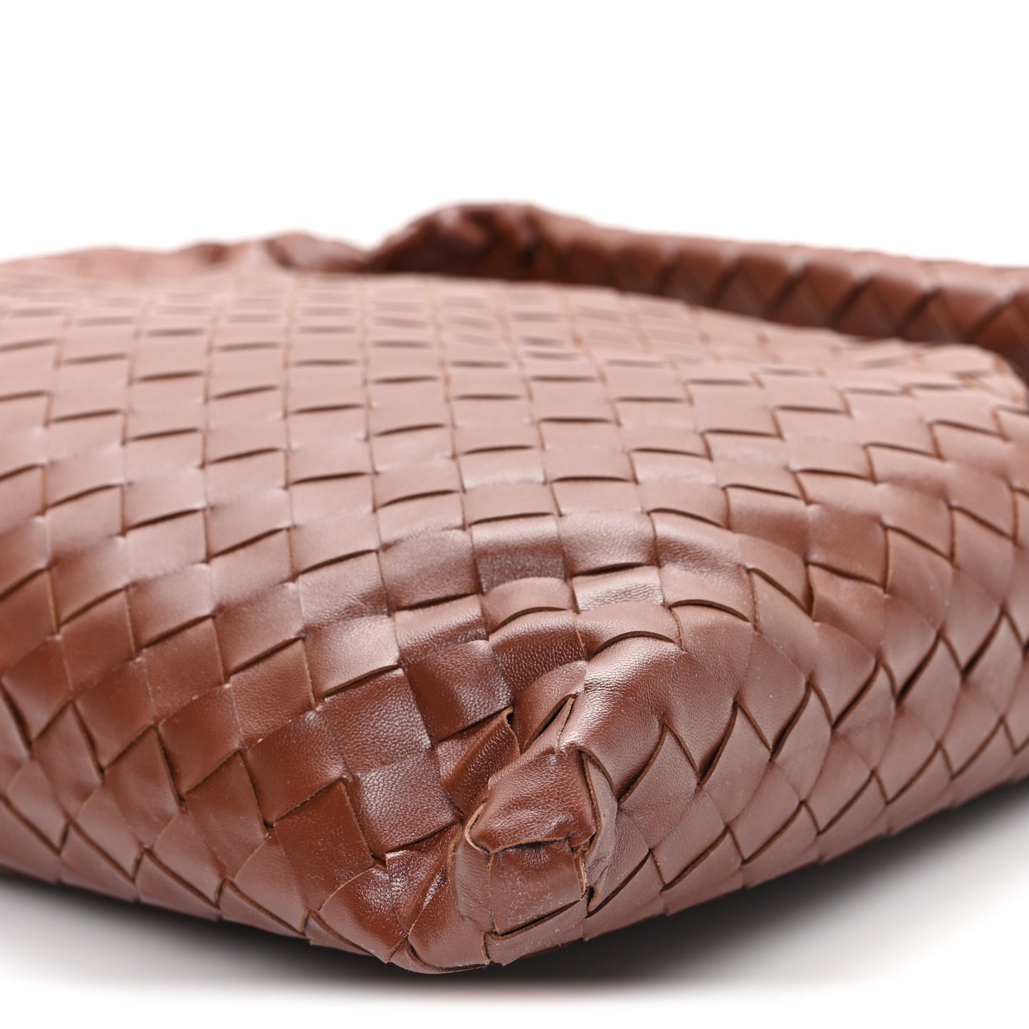 Calfskin Intrecciato Small Hop Sapele