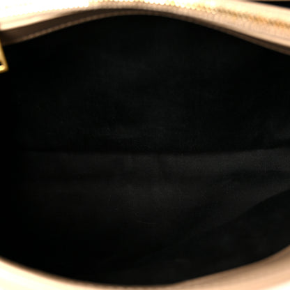 Saint Laurent Calfskin Y Quilted Monogram Medium Loulou Chain Satchel Dark Beige 5 of 11
