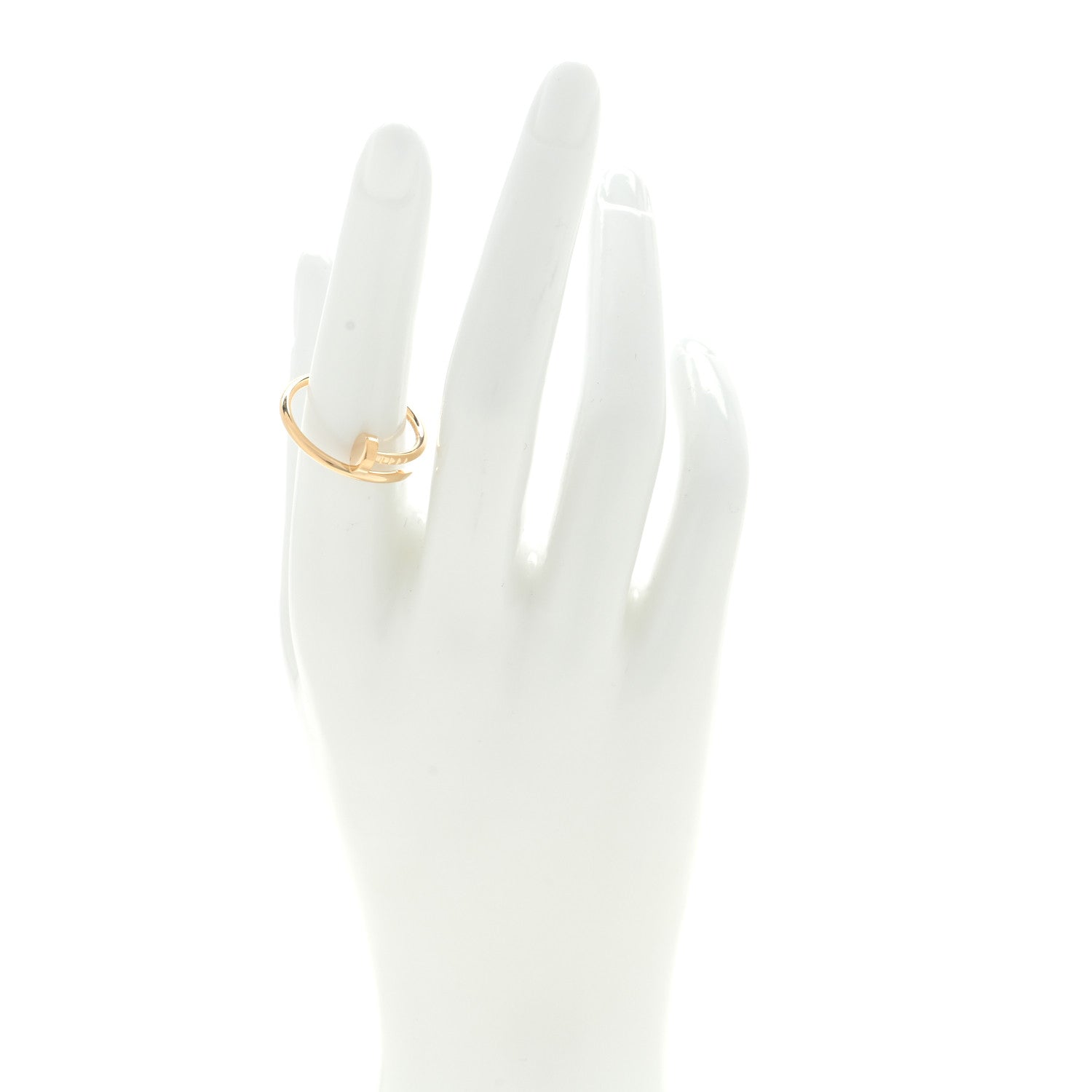 Cartier 18K Yellow Gold Small Juste Un Clou Ring 57 8 2 of 5
