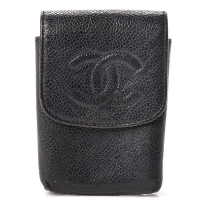 Chanel Caviar Cigarette Case Black 1 of 14