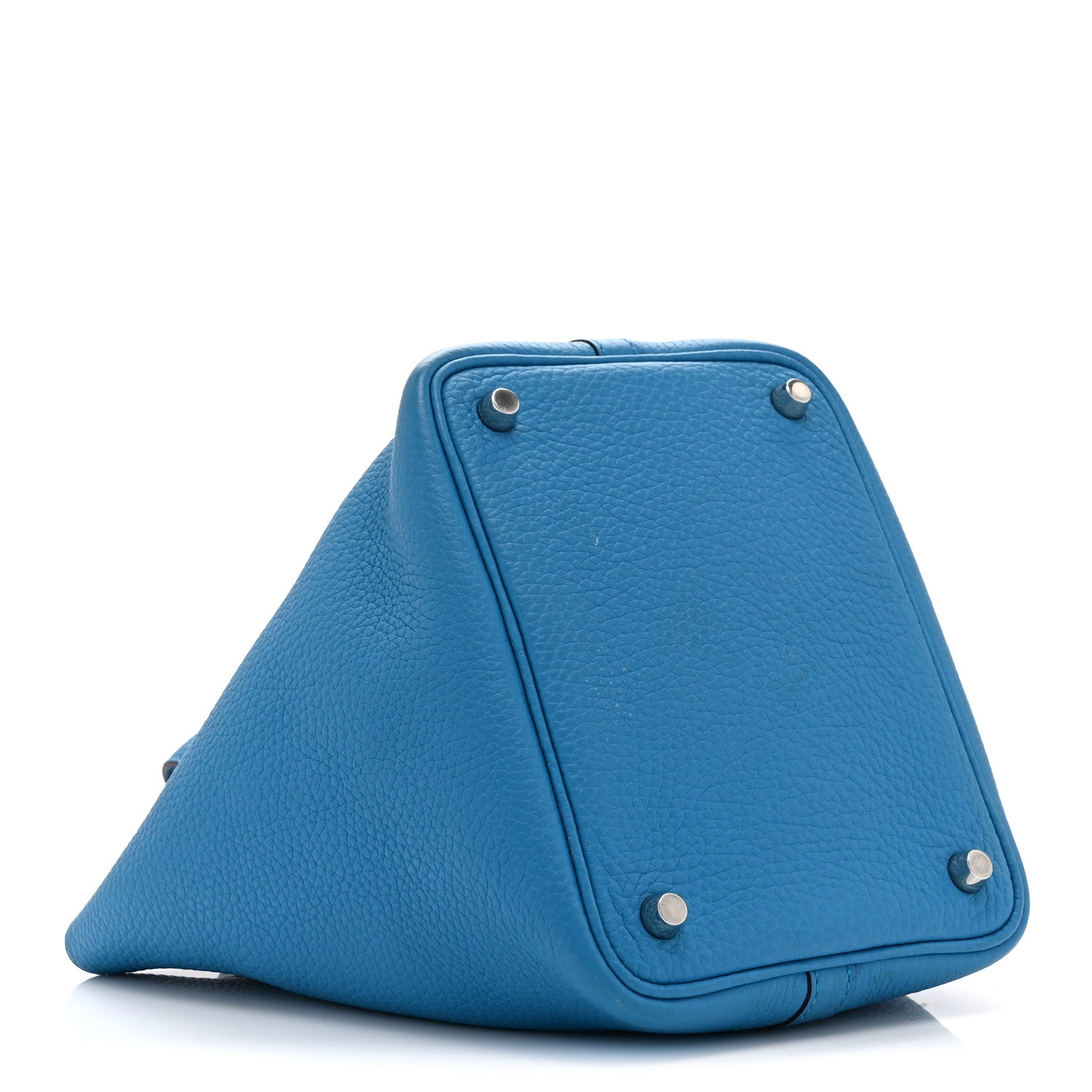 Hermes Taurillon Clemence Picotin Lock 18 PM Bleu Frida 4 of 10
