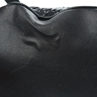 Burberry Calfskin Ruched Tote Green 10 of 13